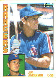 1984 Topps      353     Jim Anderson
